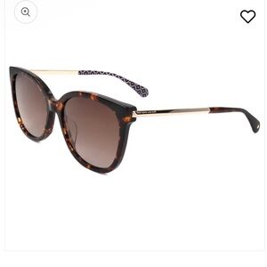Kate Spade Women's Brown Square Sunglasses